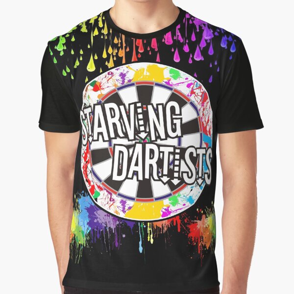 Starving Dartists Darts Team Graphic T-Shirt