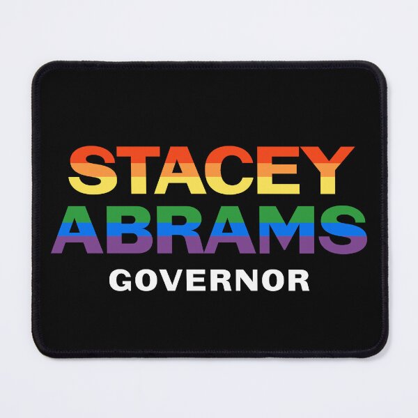 Item preview, Stacey Abrams 2026 Georgia Governor LGBT Gay Pride Rainbow  designed and sold by YikesForever.