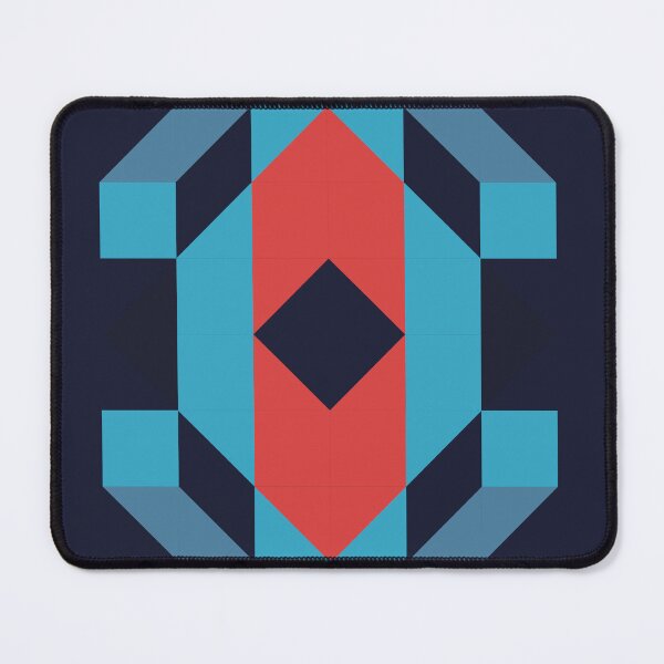 Item preview, Textile Inspired Pattern - Turquoise, Blue & Red designed and sold by boltjesdesign.
