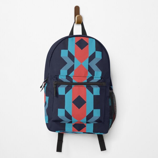 Item preview, Textile Inspired Pattern - Turquoise, Blue & Red designed and sold by boltjesdesign.