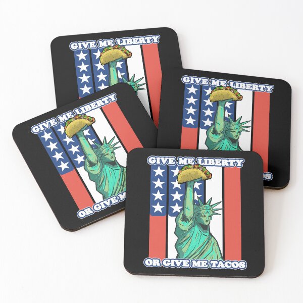 Item preview, Retro Funny Give Me Liberty Or Give Me Tacos designed and sold by wdyoungblood.