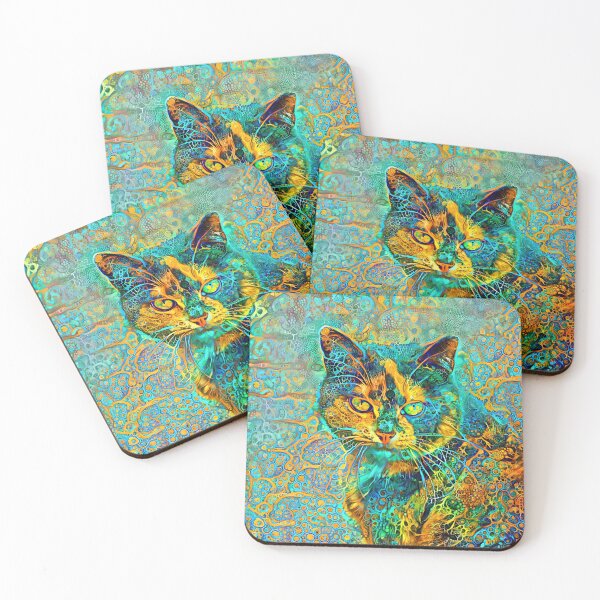 Item preview, Abstract Art | Deep Style abstraction cat designed and sold by blackhalt.