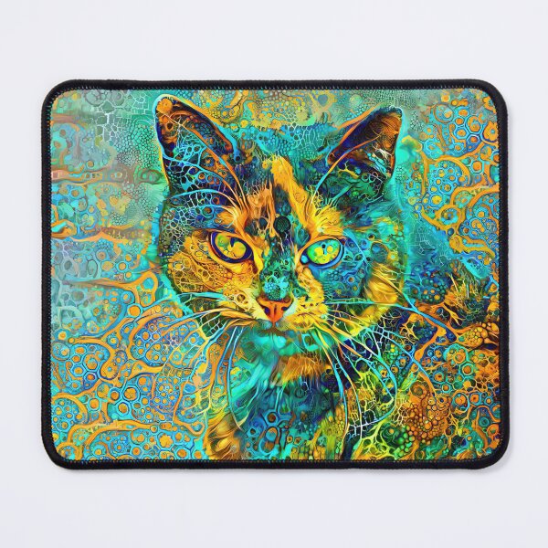 Item preview, Abstract Art | Deep Style abstraction cat designed and sold by blackhalt.