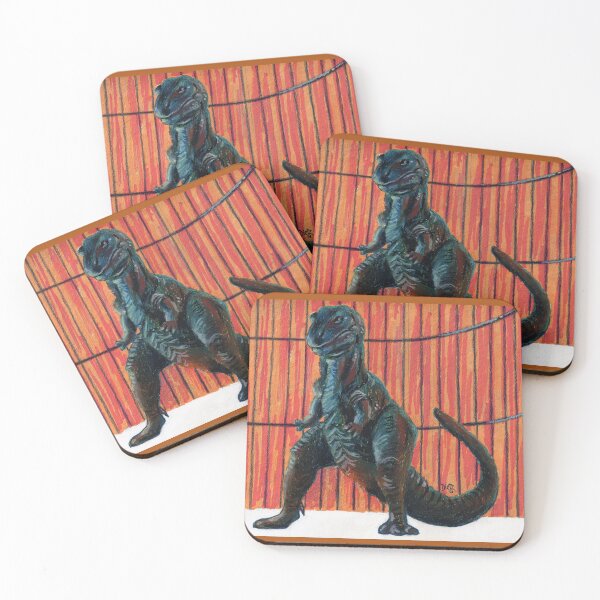 Item preview, Dinosaur in a Cage designed and sold by SketchyThingz.