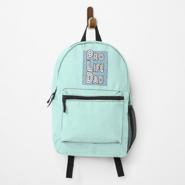 Item preview, Water Blue clear, Pro Life Dad Line retro letters designed and sold by Patrick Chastain.