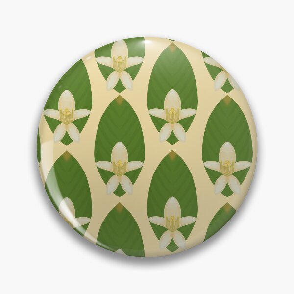 Item preview, Abstract Lemon Flower & Leaf Pattern designed and sold by Old Urban Farmhouse Design Studio.