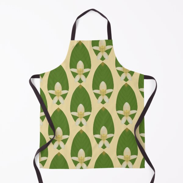 Item preview, Abstract Lemon Flower & Leaf Pattern designed and sold by Old Urban Farmhouse Design Studio.