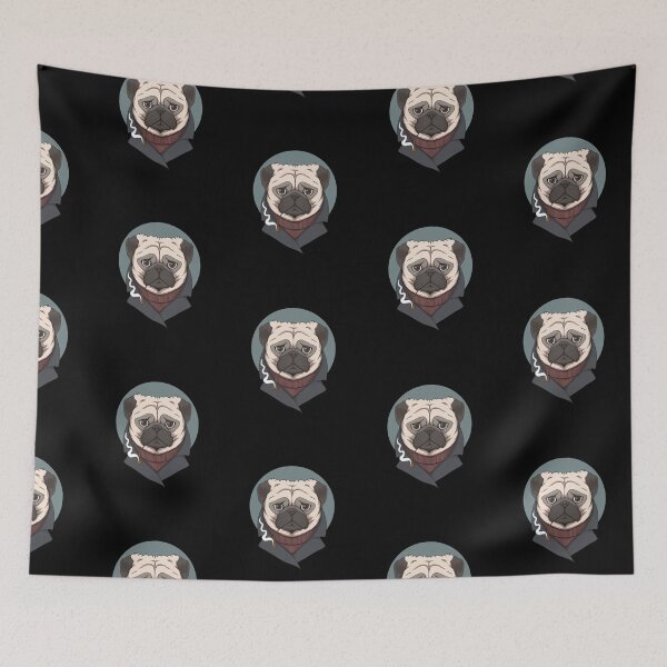 Item preview, Pipe Smoke Pug Dog designed and sold by Peter Stawicki.
