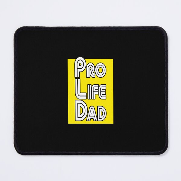 Item preview, Yellow box, Pro Life Dad Line retro letters designed and sold by Patrick Chastain.