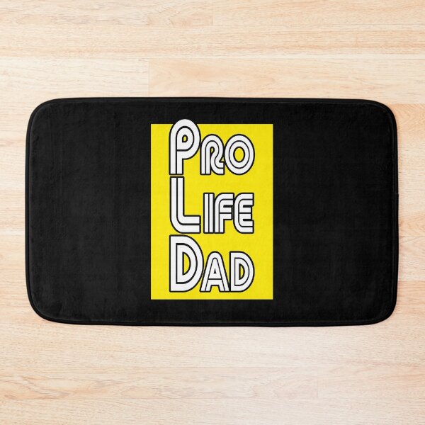 Item preview, Yellow box, Pro Life Dad Line retro letters designed and sold by Patrick Chastain.