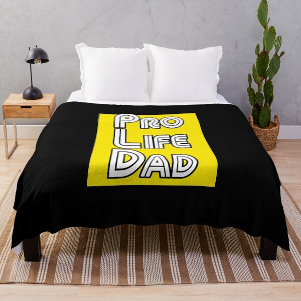 Item preview, Yellow box, Pro Life Dad Line retro letters designed and sold by Patrick Chastain.