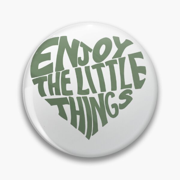 Item preview, Enjoy the little things, inspirational quote  designed and sold by Sanaura.