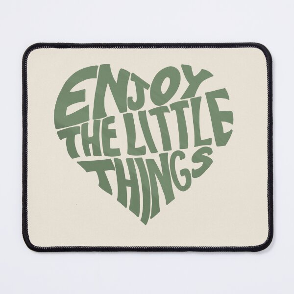 Item preview, Enjoy the little things, inspirational quote  designed and sold by Sanaura.