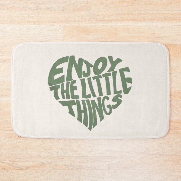 Item preview, Enjoy the little things, inspirational quote  designed and sold by Sanaura.