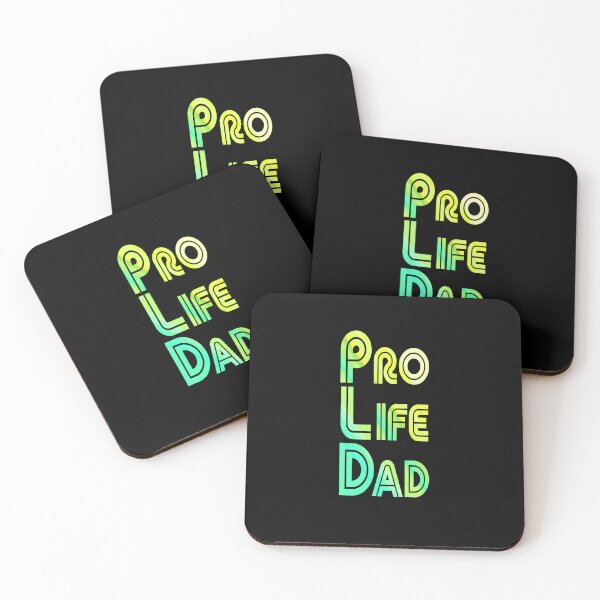 Item preview, Green and Yellow, Pro Life Dad Line retro letters designed and sold by Patrick Chastain.