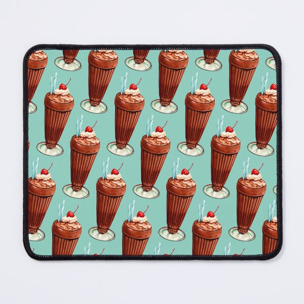Item preview, Chocolate Milkshake Pattern - Blue designed and sold by Kelly  Gilleran.