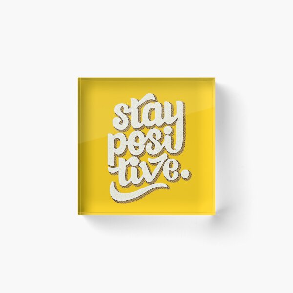 Item preview, Stay Positive - Hand Lettering Retro Type Design designed and sold by Sebastian Stadler.