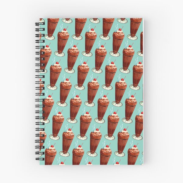 Item preview, Chocolate Milkshake Pattern - Blue designed and sold by Kelly  Gilleran.