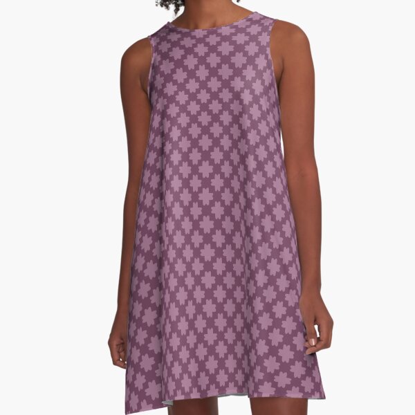 French Crosses A-Line Dress