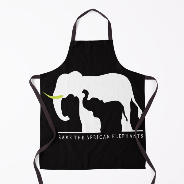 Item preview, Save the African Elephants (Black Background) designed and sold by TheKohakuDragon.