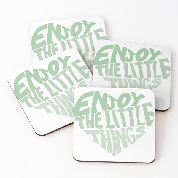 Item preview, Enjoy the little things, inspirational quote  designed and sold by Sanaura.