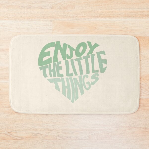 Item preview, Enjoy the little things, inspirational quote  designed and sold by Sanaura.