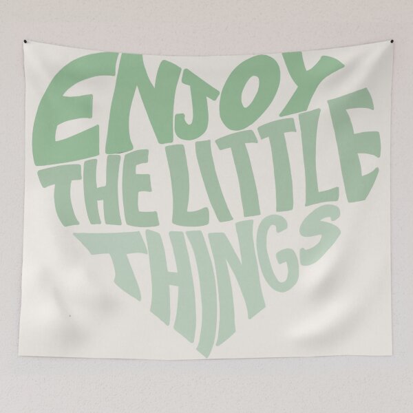 Item preview, Enjoy the little things, inspirational quote  designed and sold by Sanaura.