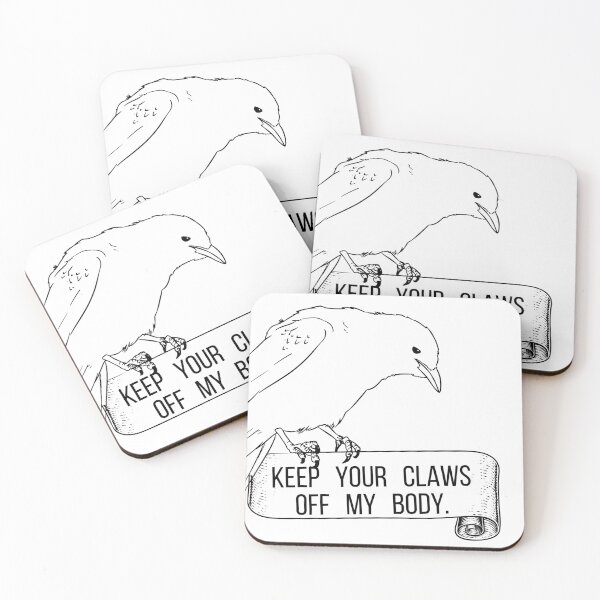 Item preview, pro-choice abortion rights crow designed and sold by TheWaterBirds.