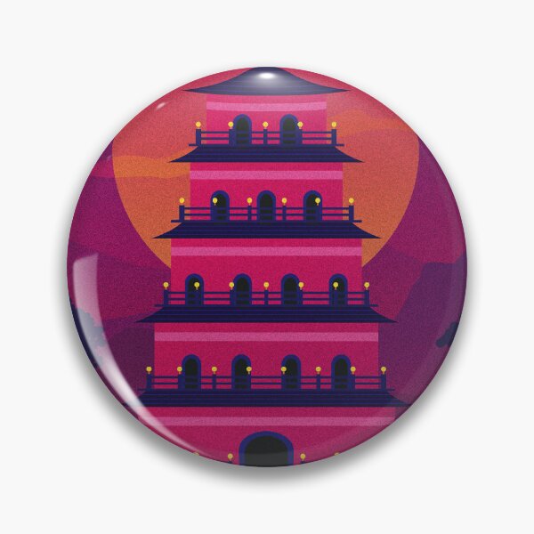 Item preview, Evening Pagoda designed and sold by thevectorhead.