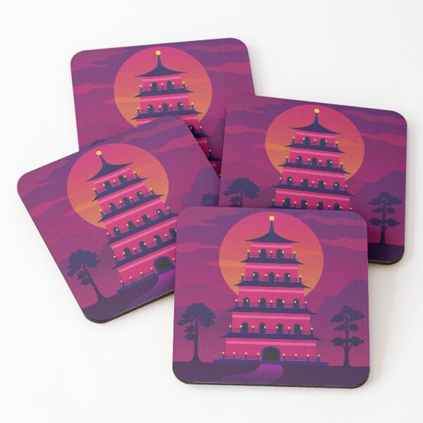 Item preview, Evening Pagoda designed and sold by thevectorhead.
