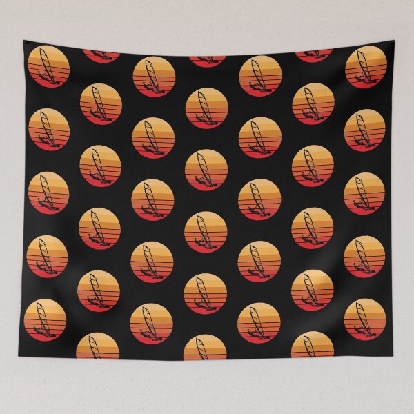 Item preview, Windsurfing Retro Sunset designed and sold by EstelleStar.