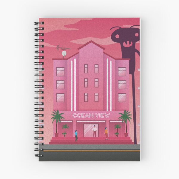 Item preview, A Monster Looks Over The Hotel designed and sold by thevectorhead.