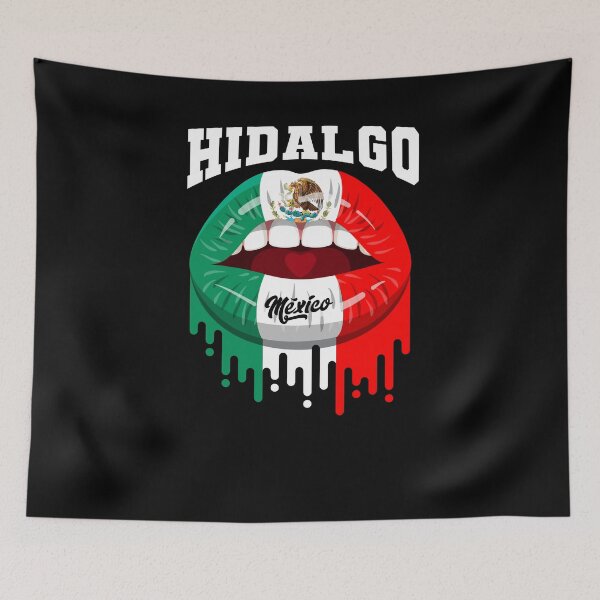 Item preview, Lips Kiss Hidalgo de Mexico Flag designed and sold by Fr33m4n1111.