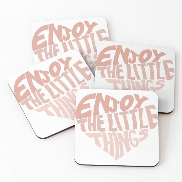 Item preview, Enjoy the little things, inspirational quote  designed and sold by Sanaura.