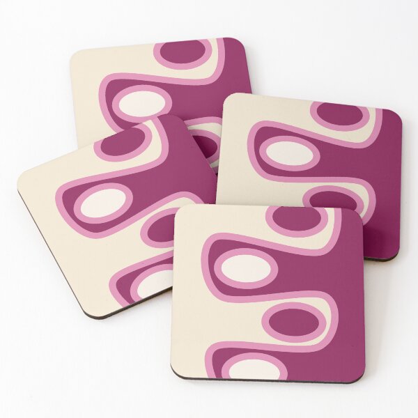 Item preview, Abstract Scandinavian Pattern in Ivory and Mauve designed and sold by Deutschic.