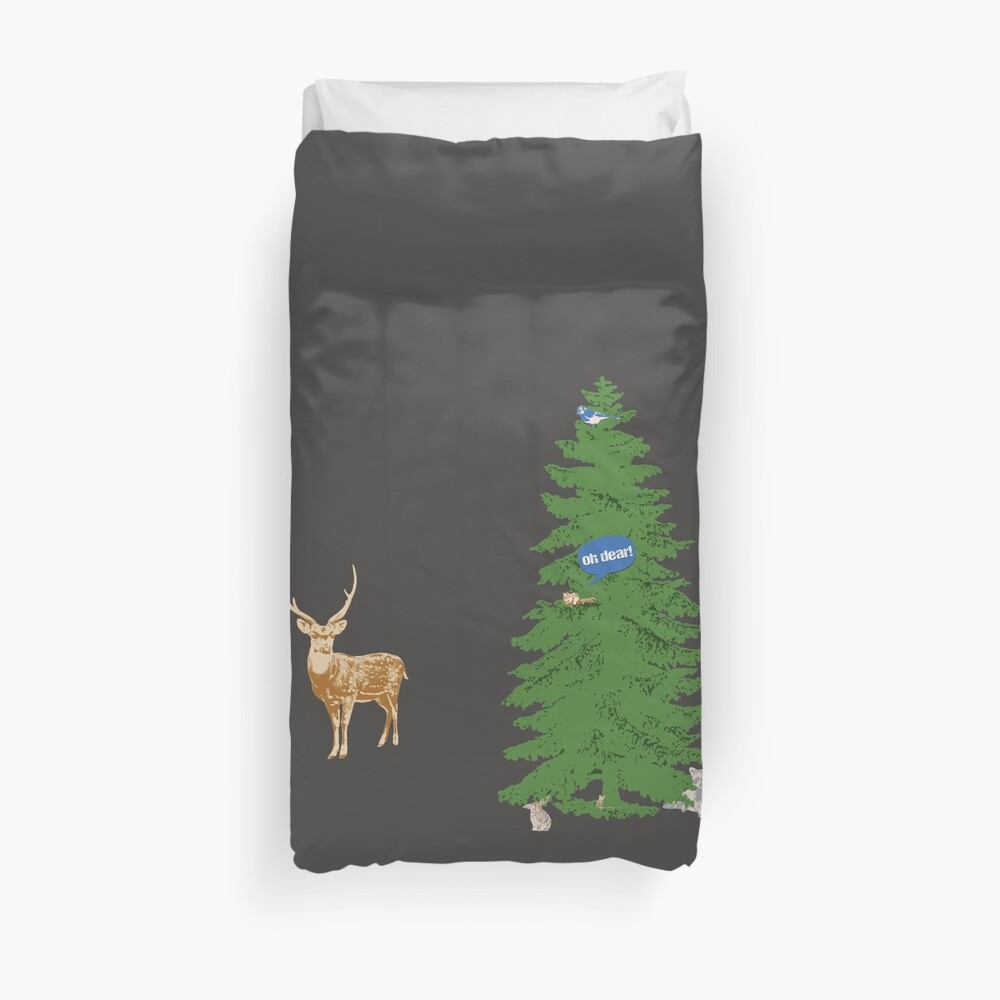 Here Comes the New Guy Duvet Cover