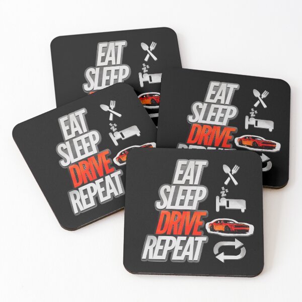 Item preview, Eat sleep drive repeat v2 designed and sold by AW2 Designs.