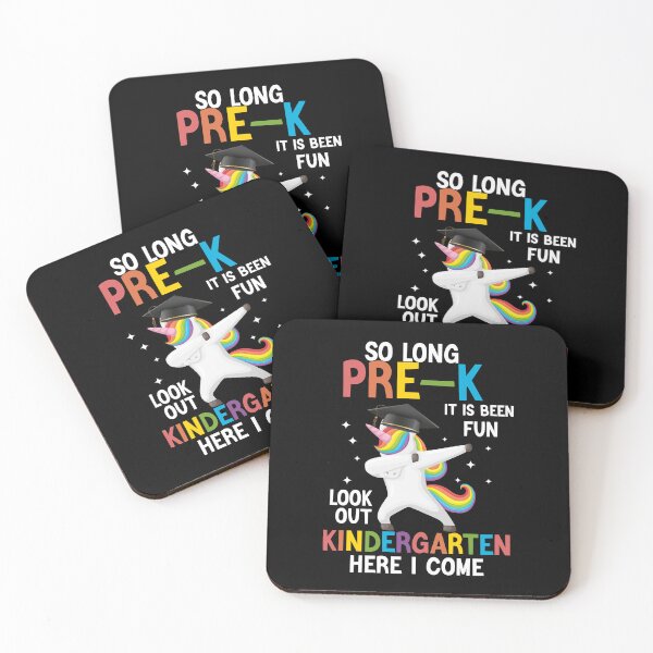 Item preview,  Kids So Long Pre-K Kindergarten Here I Come Unicorn Graduation designed and sold by AMERZAGUE DESIGN.
