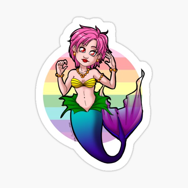 PrideMaids - Gay Pride Mermaid Sticker