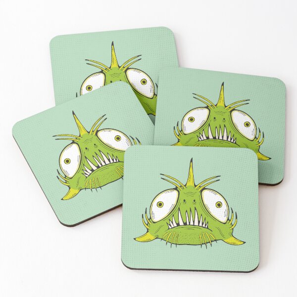 Item preview, Weird Green Fish designed and sold by thevectorhead.