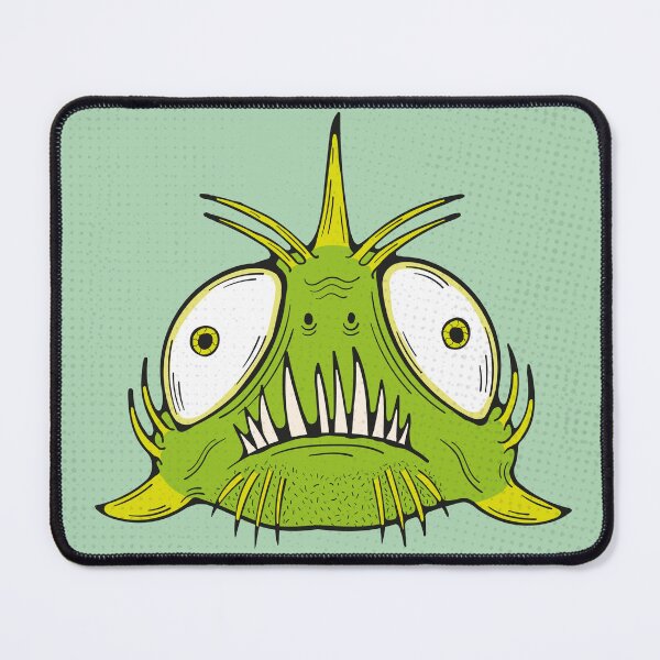 Item preview, Weird Green Fish designed and sold by thevectorhead.