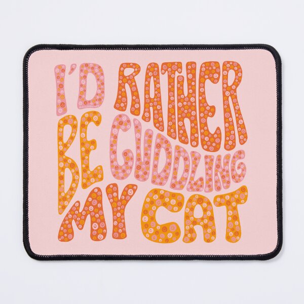 Item preview, I'd Rather Be Cuddling My Cat designed and sold by doodlebymeg.