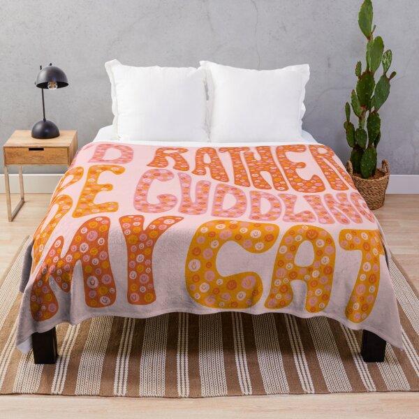 Item preview, I'd Rather Be Cuddling My Cat designed and sold by doodlebymeg.