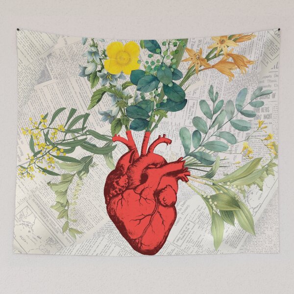 Item preview, Flowered Heart designed and sold by Muycote.