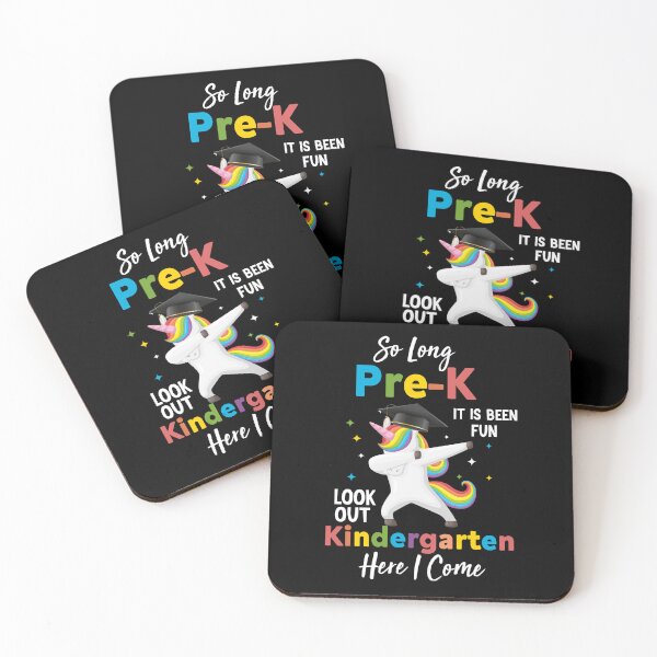 Item preview, Kids So Long Pre-K Kindergarten Here I Come Unicorn Graduation designed and sold by AMERZAGUE DESIGN.