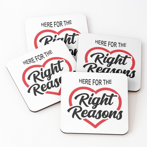 Item preview, Here for the Right Reasons designed and sold by creativecurly.