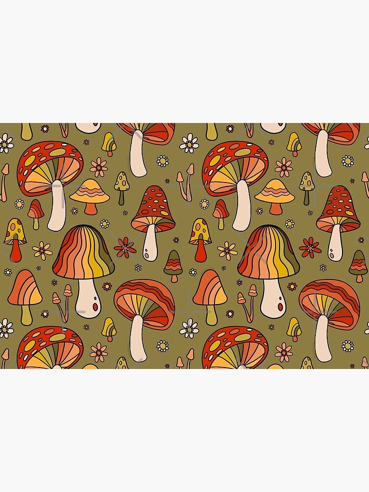 Mushroom Print by doodlebymeg