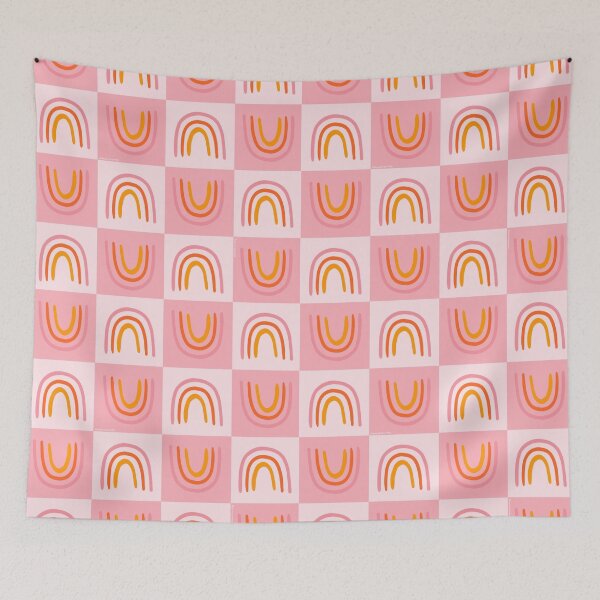 Item preview, Rainbow Checkered Print designed and sold by doodlebymeg.