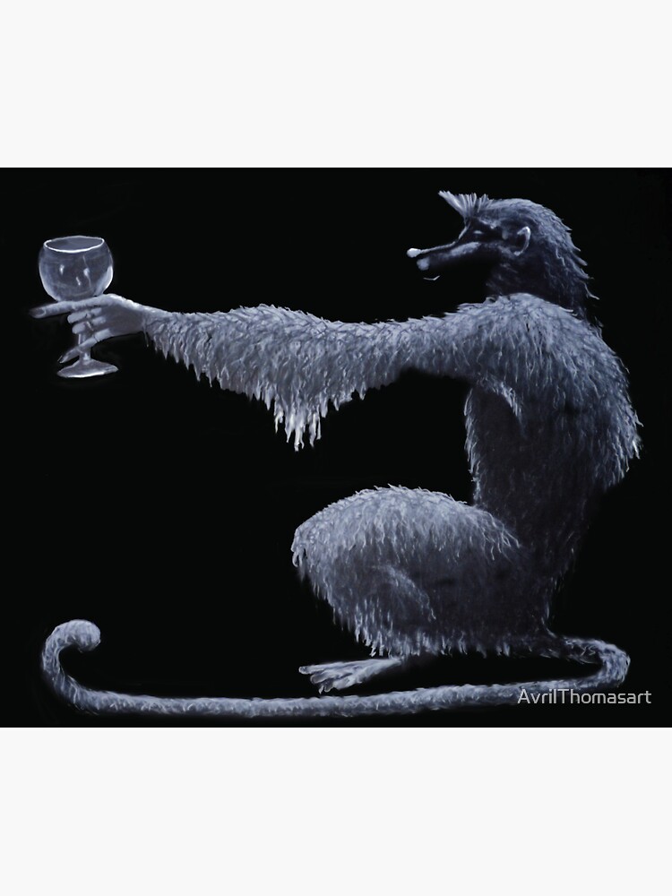 Thumbnail 3 of 3, Sticker, Cheers by Adelaide Artist Avril Thomas designed and sold by AvrilThomasart.