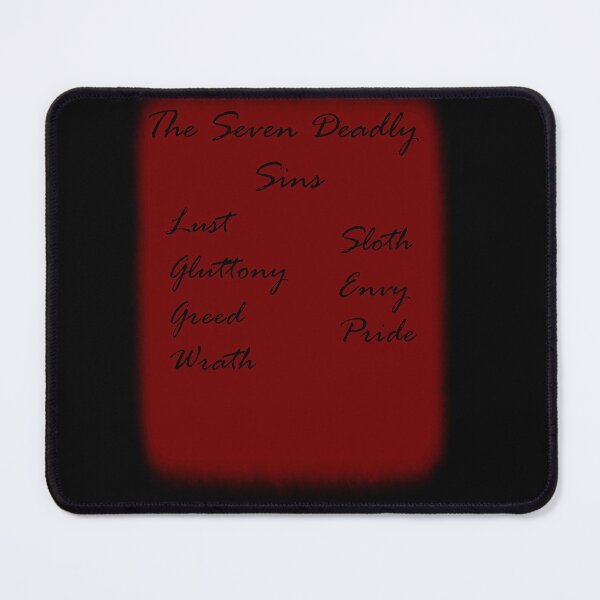 Item preview, Seven Deadly Sins List designed and sold by chrisiege.